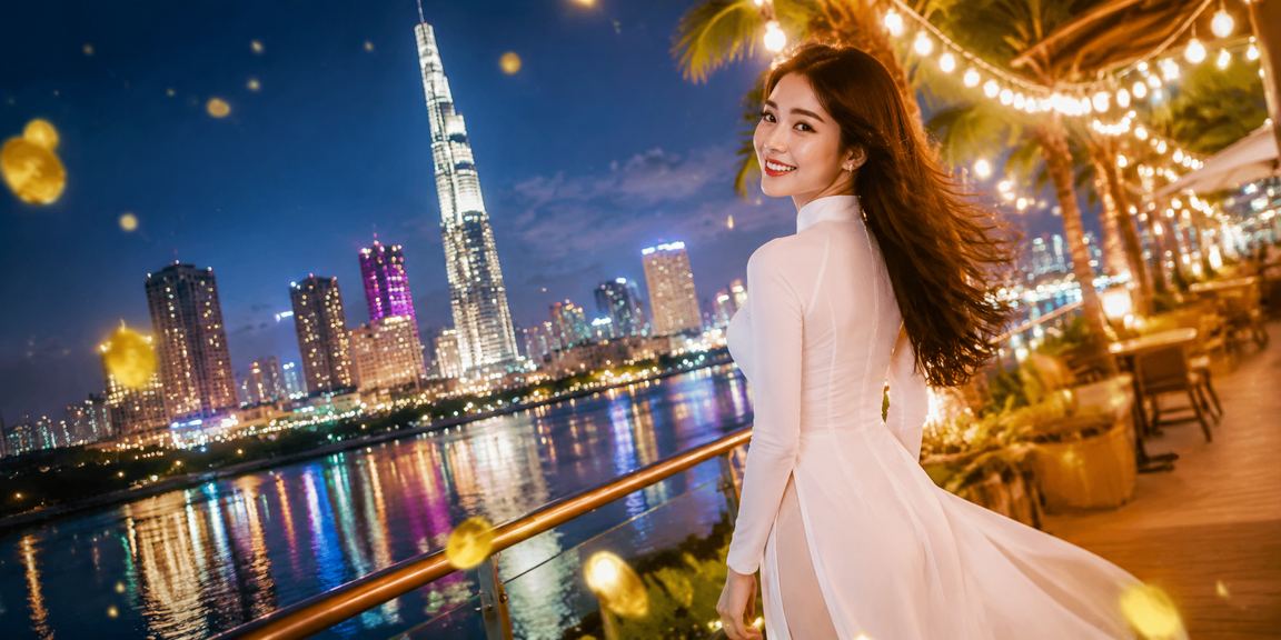 Người dùng nữ tại TP.HCM mặc áo dài trải nghiệm cá cược thể thao trực tuyến